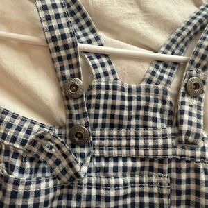 SOLD Gingham Overalls